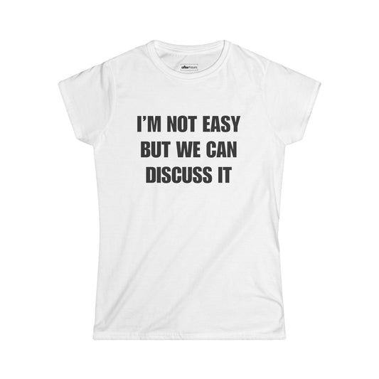 I’m not easy