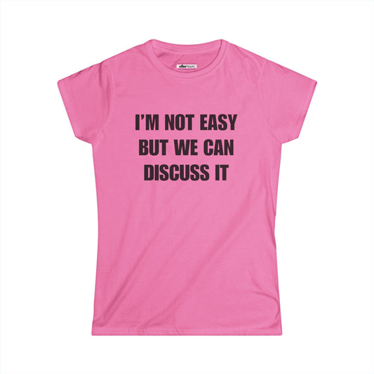 I’m not easy