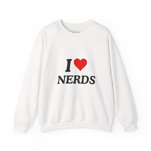 I Love Nerds Crewneck Sweatshirt