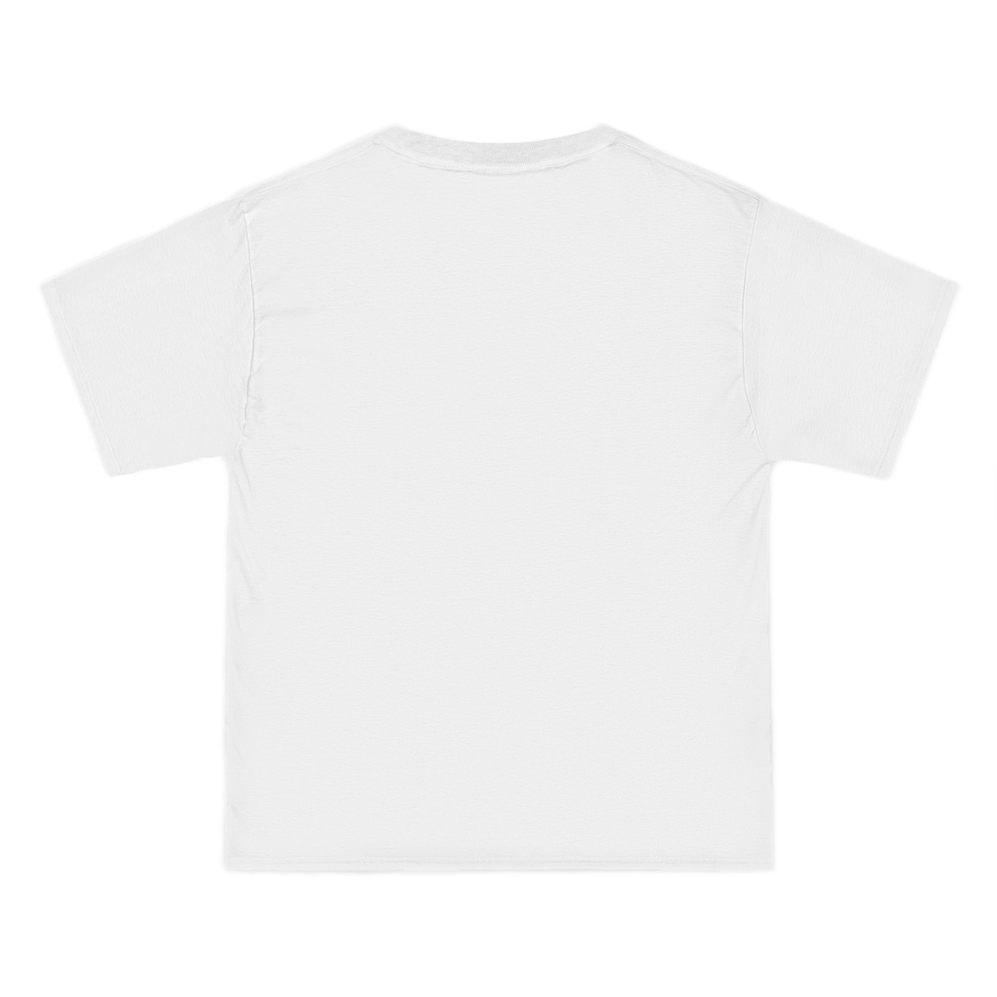 Plain white t-shirt on a white background